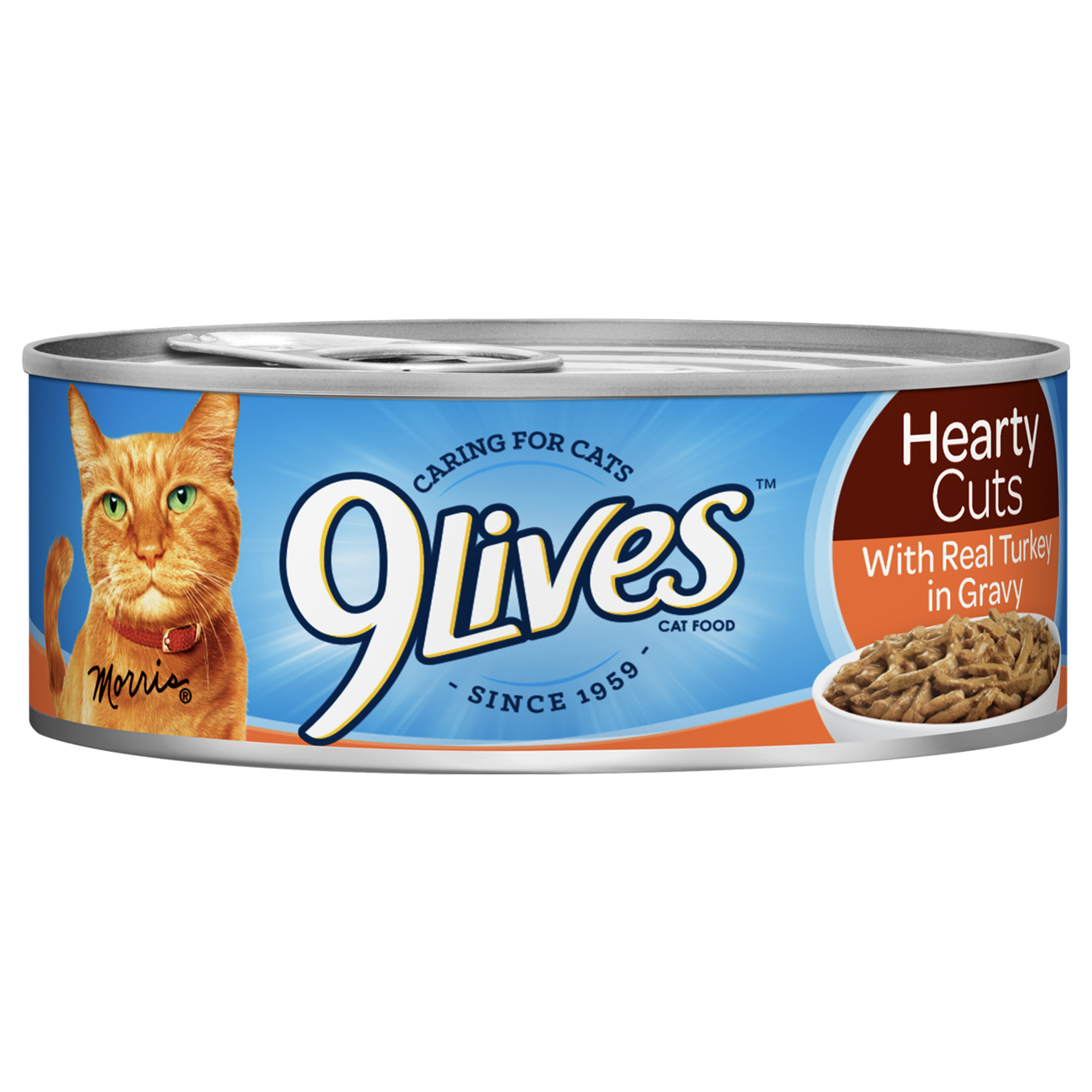 9Lives Hearty Cuts With Real Turkey in Gravy Wet Cat Food