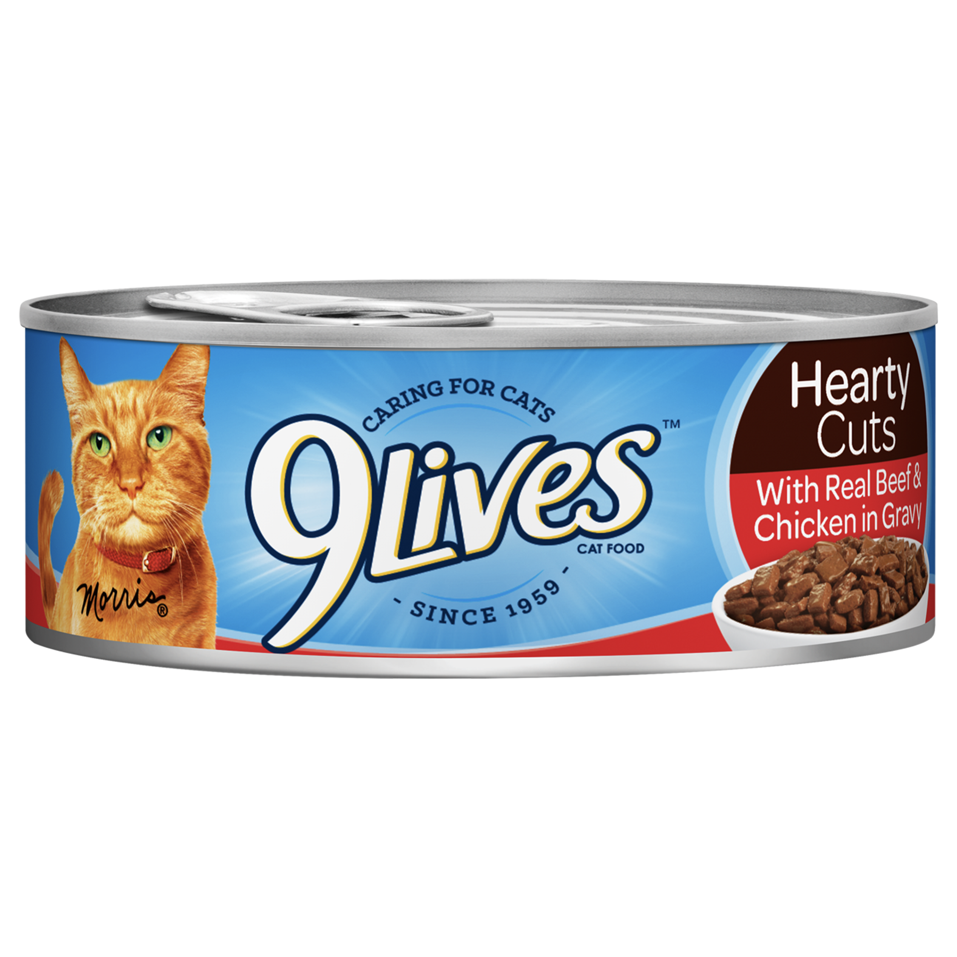 9Lives Hearty Cuts With Chicken Beef in Gravy Wet Cat Food