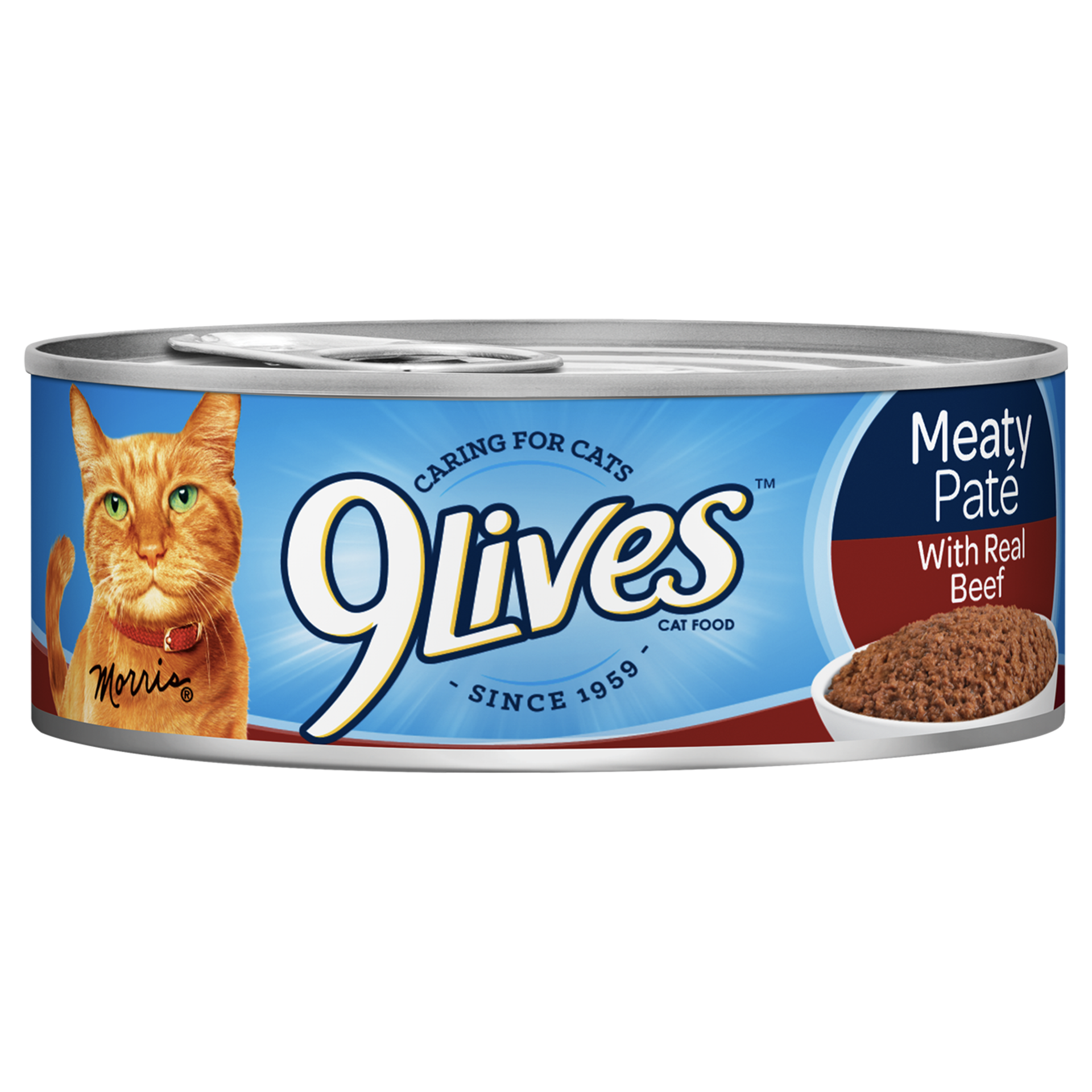 9Lives Meaty Pate With Real Beef Wet Cat Food