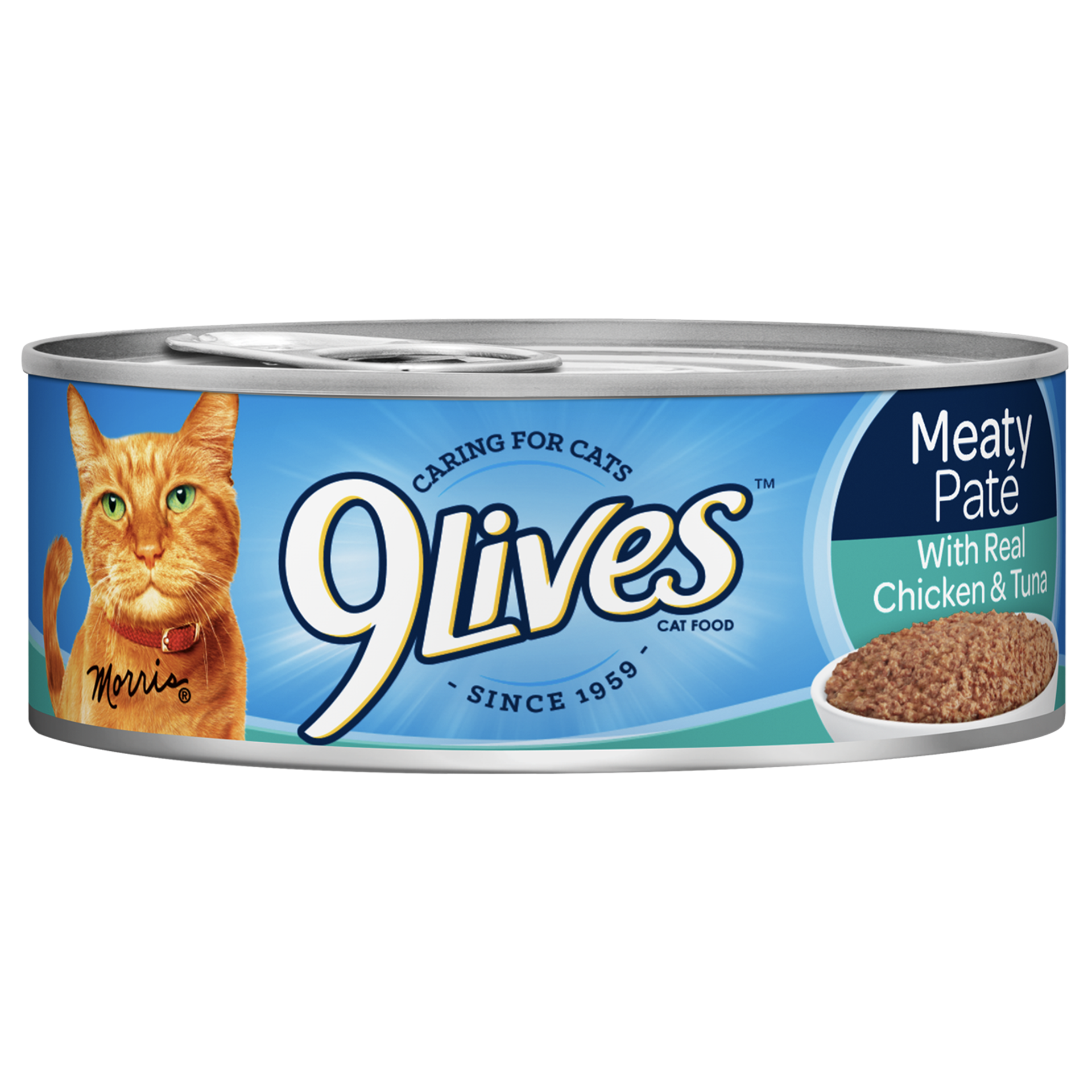 9Lives Meaty Pate With Real Chicken Tuna Wet Cat Food