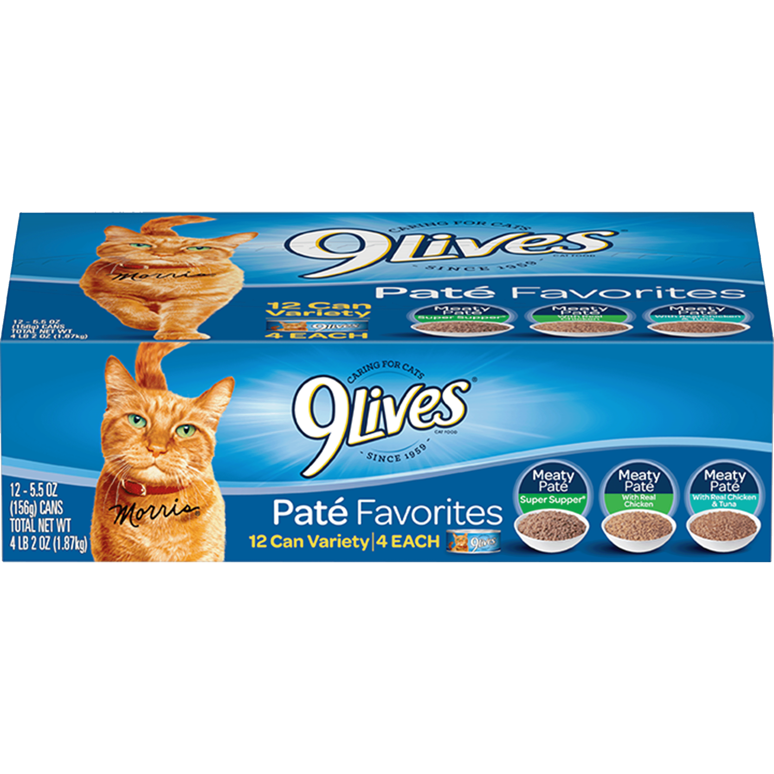 9Lives Pate Favorites Variety Pack Wet Cat Food